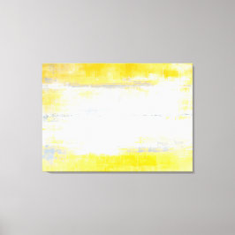 Impresión de lienzo de arte abstracto gris y amari