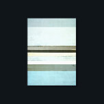 Impresión de lienzo de arte abstracto "serio" azul<br><div class="desc">La imagen utilizada para crear este producto es una pintura artística abstracta original de T30 Gallery.</div>