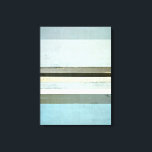 Impresión de lienzo de arte abstracto "serio" azul<br><div class="desc">La imagen utilizada para crear este producto es una pintura artística abstracta original de T30 Gallery.</div>