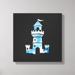 Impresión de lienzo de arte acuarela