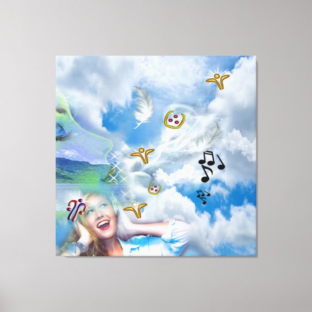 Impresión de lienzo de arte de aire (Anverso)