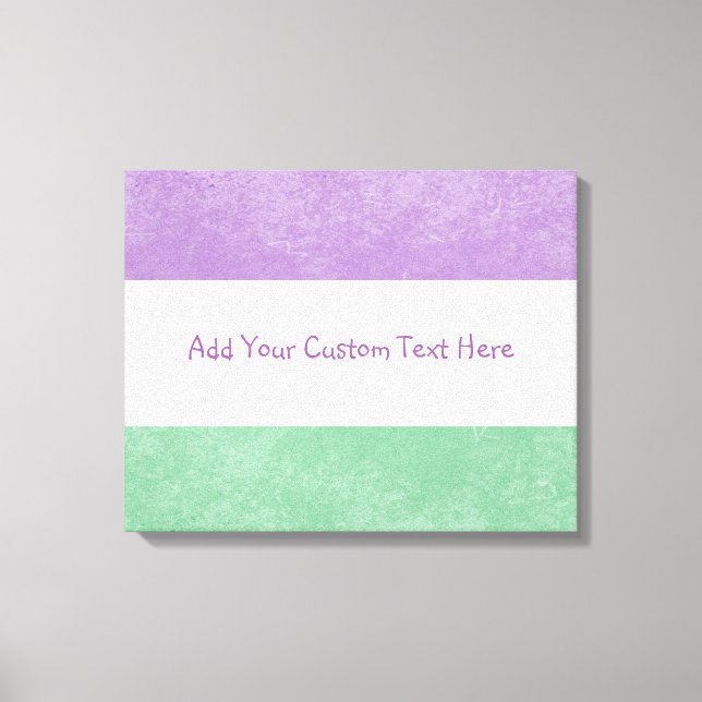 Impresión de lienzo de arte de Bandera Queer de Gé (Anverso)