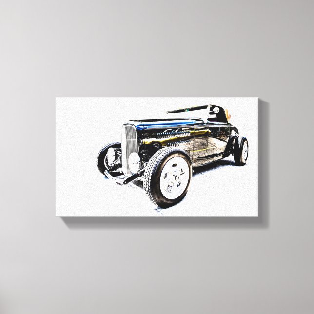 Impresión de lienzo de arte de coche / Decoración  (Anverso)