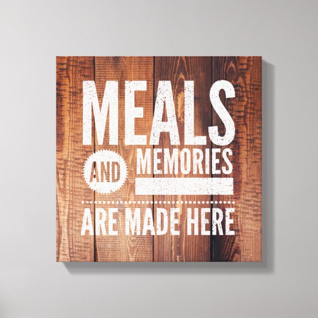 Impresión de lienzo de arte de cocina (Anverso)