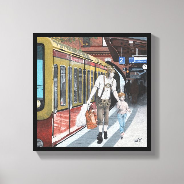 Impresión de lienzo de arte de fantasía para la fa (Anverso)