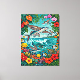 impresión de lienzo de arte de Malolo y surf