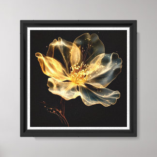 Impresión de lienzo de arte floral para paredes de
