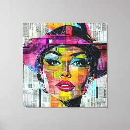 Impresión de lienzo de arte pop urbano