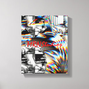 Impresión de lienzo de asalto arco iris