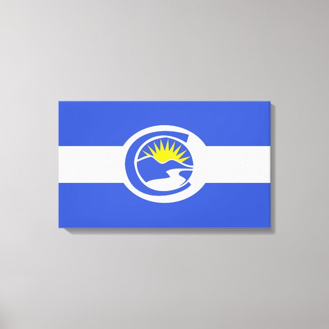 Impresión de lienzo de Bandera de la Ciudad del Ce (Anverso)