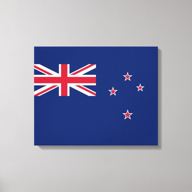 Impresión de lienzo de Bandera de Nueva Zelanda (N (Anverso)