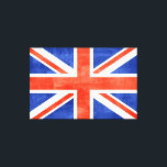 Impresión de lienzo de bandera de Reino Unido<br><div class="desc">Bandera del Reino Unido. El diseño está disponible en otros productos.</div>