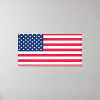 Impresión de lienzo de bandera estadounidense
