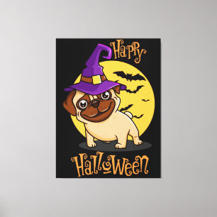 Impresión de lienzo de buggy de Halloween