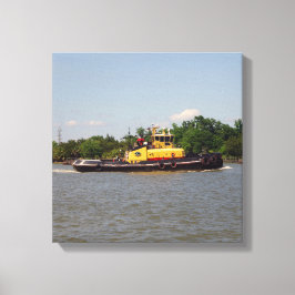 impresión de lienzo de bulldog