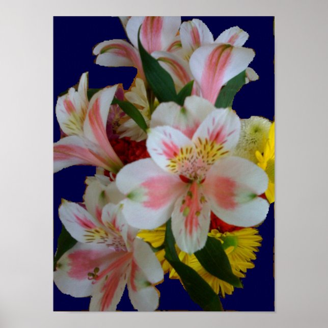 Impresión de lienzo de buquet de primavera (Frente)