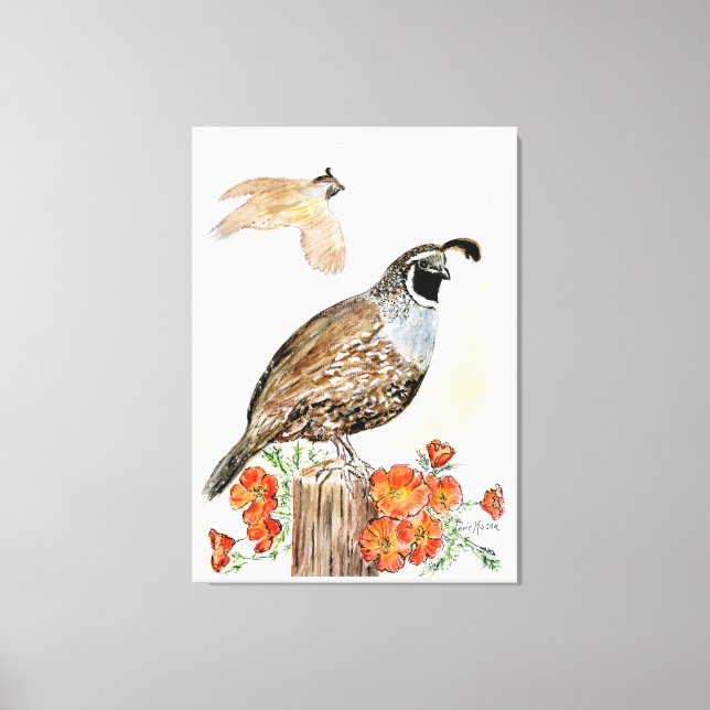 Impresión de lienzo de California (Anverso)