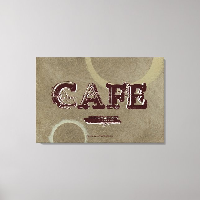 Impresión de lienzo de cocina de cafetera vintage  (Anverso)