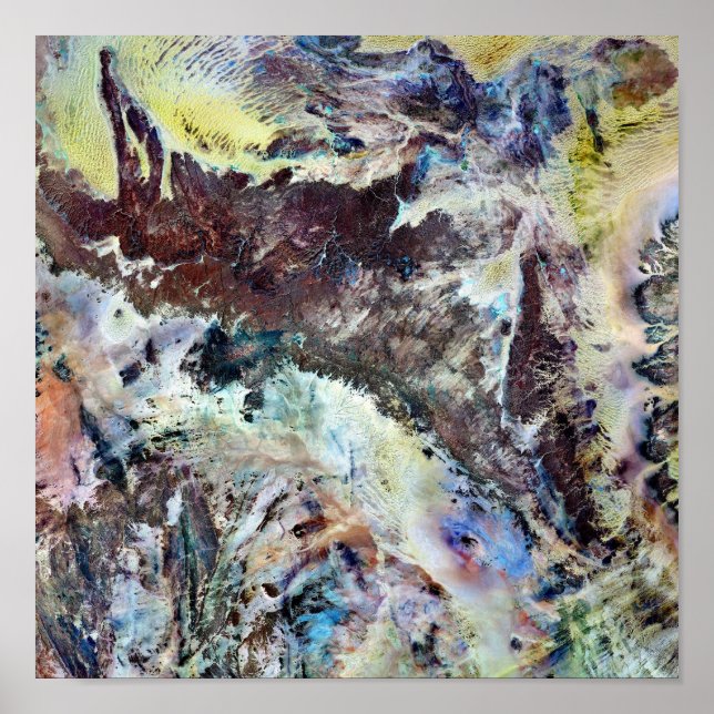 Impresión de lienzo de color agua (Frente)