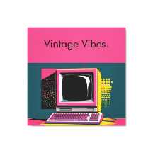 Impresión de lienzo de computadora de arte moderno