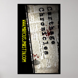 Impresión de lienzo de Crónicas de cartón