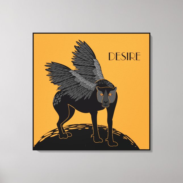 Impresión de lienzo de deseo (Anverso)