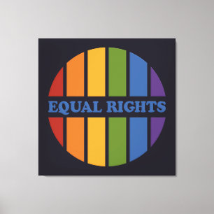 Impresión de lienzo de Equal Rights