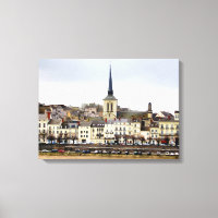 Impresión de lienzo de escenas de la ribera del rí