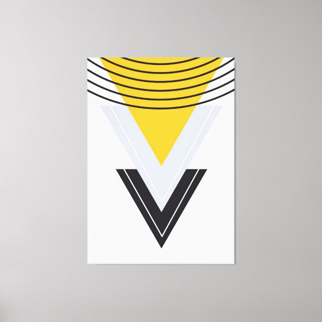 Impresión de lienzo de estilo Art Moderno (Anverso)