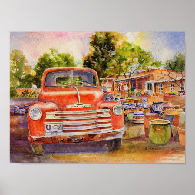 Impresión de lienzo de estilo Chevy (Frente)