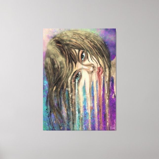 Impresión de lienzo de fantasía para mujer de fusi (Anverso)