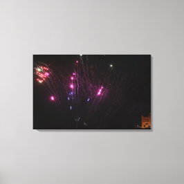 Impresión de lienzo de Fireworks