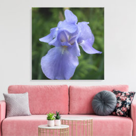 Impresión de lienzo de flor de iris púrpura de bon