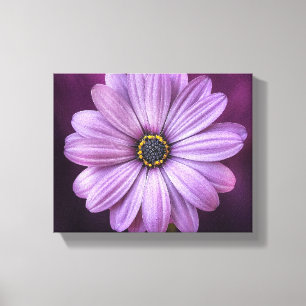 impresión de lienzo de flores púrpura