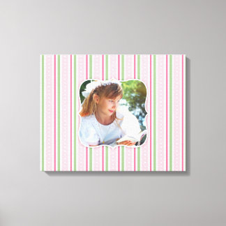 Impresión de lienzo de foto de niña pequeña [20x16