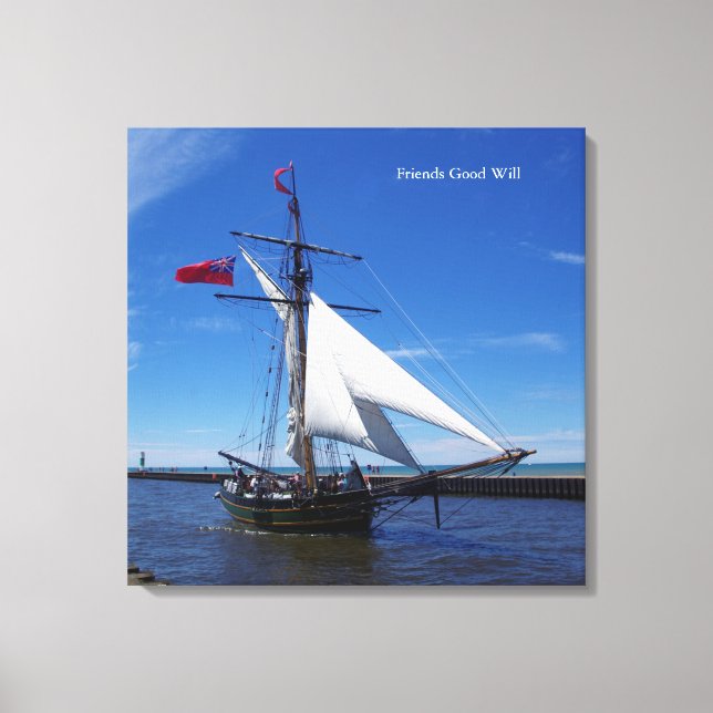 Impresión de lienzo de Friends Good Will (Anverso)
