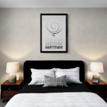 Impresión de lienzo de Gratitud