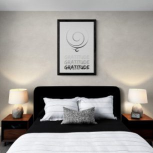 Impresión de lienzo de Gratitud