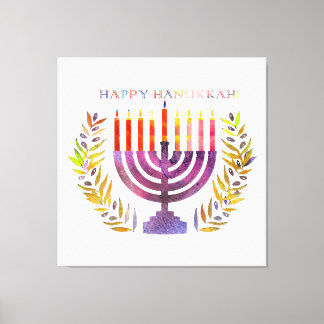 Impresión de lienzo de Hanukkah