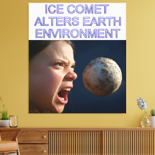 Impresión de lienzo de impacto ambiental