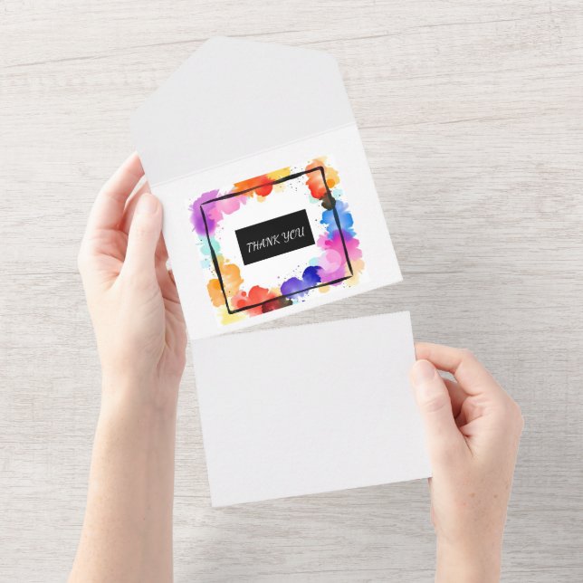 impresión de lienzo de invitación de boda personal (desgarro)