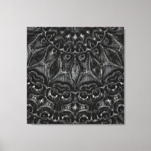 Impresión de lienzo de manala de carbón