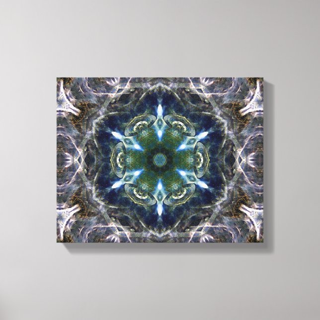 Impresión de lienzo de Mandala popular (Anverso)