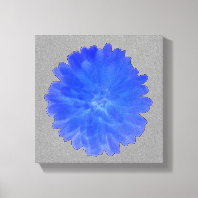 Impresión de lienzo de Marigold azul (Anverso)