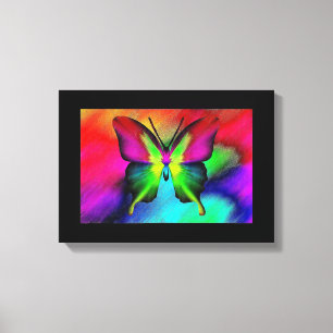 Impresión de lienzo de mariposa