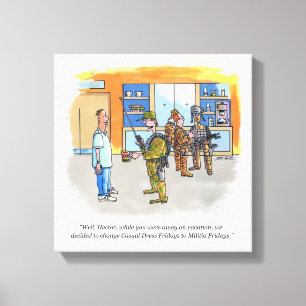 Impresión de lienzo de Milicianos