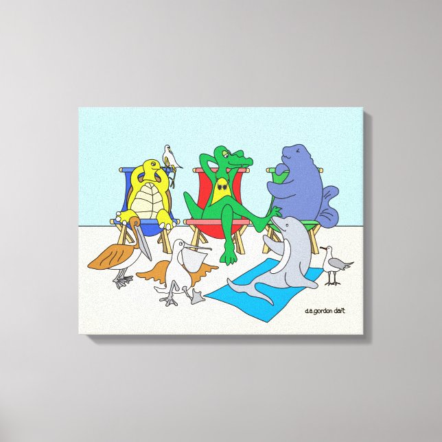 Impresión de lienzo de nativos 16x20 (Anverso)