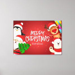 Impresión de lienzo de navidades