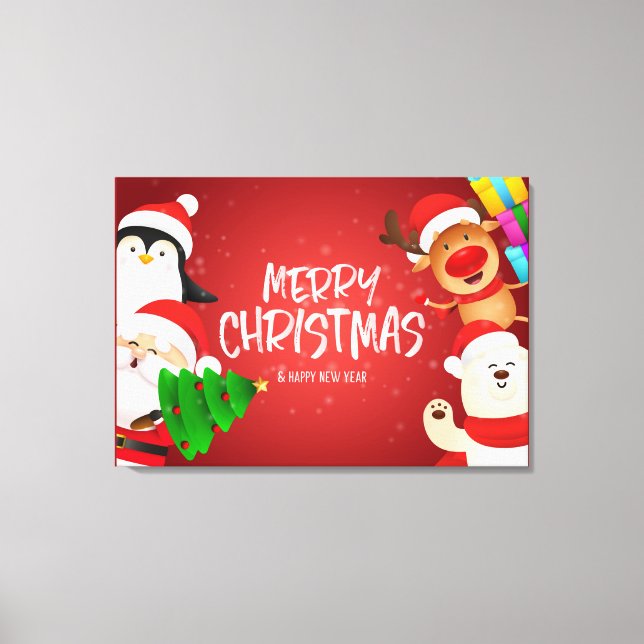 Impresión de lienzo de navidades (Anverso)