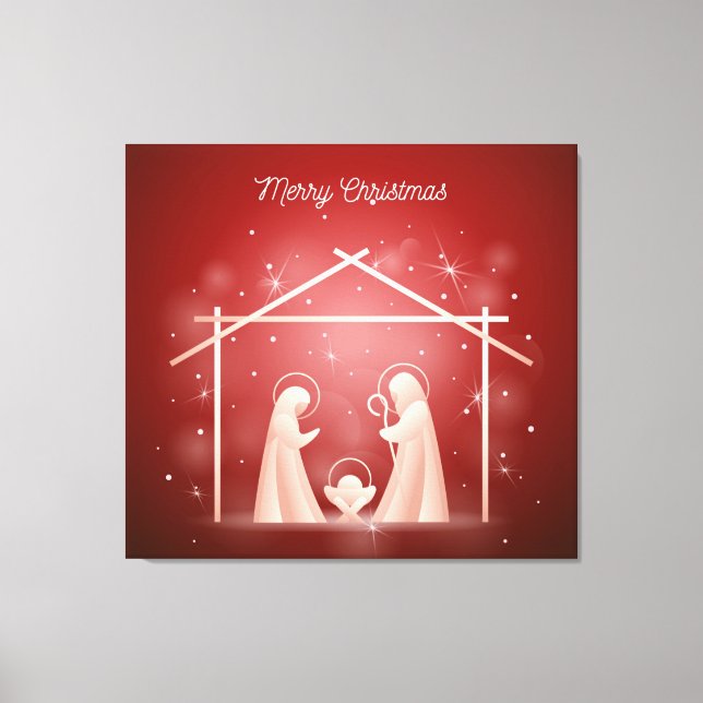 Impresión de lienzo de navidades (Anverso)